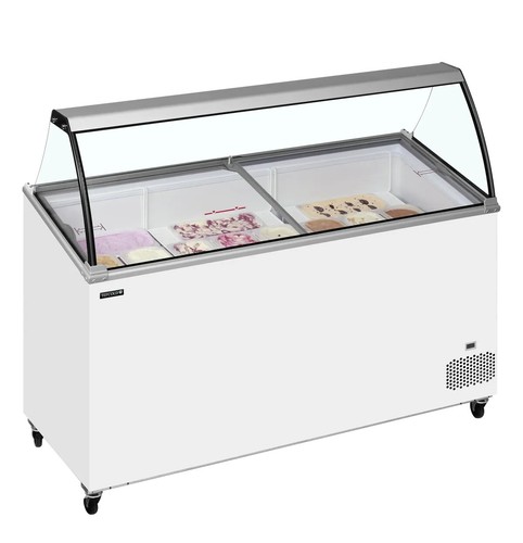 Small scoop ice cream - cream, freezer